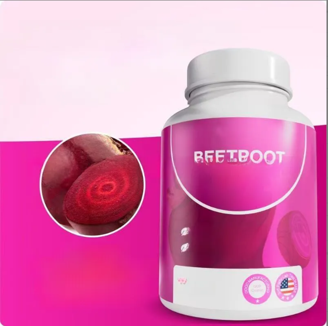 Beetroot Extract Capsules – Natural Plant-Based Supplement 60pcs