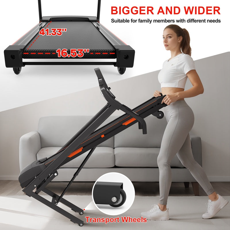 Treadmill JK8806F – Auto Incline 15°, 3.5HP Motor, Foldable