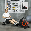 Foldable Water Rowing Machine – LCD Monitor & Tablet Holder