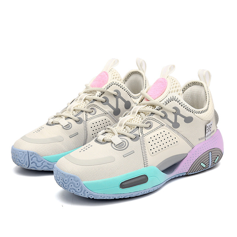 Cotton Candy Basketball Shoes Men's Sneakers.