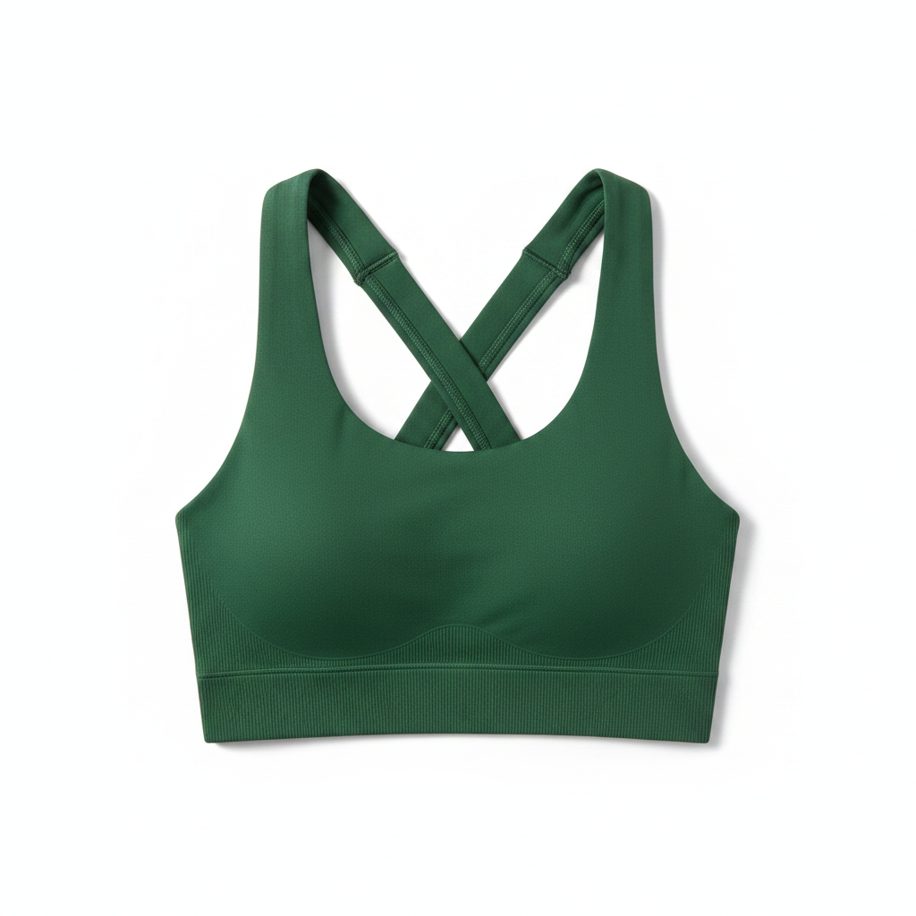 Shockproof Sports Bra Yoga Vest – High Impact Support – Green